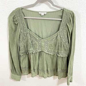 American eagle Blouse | puff sleeve